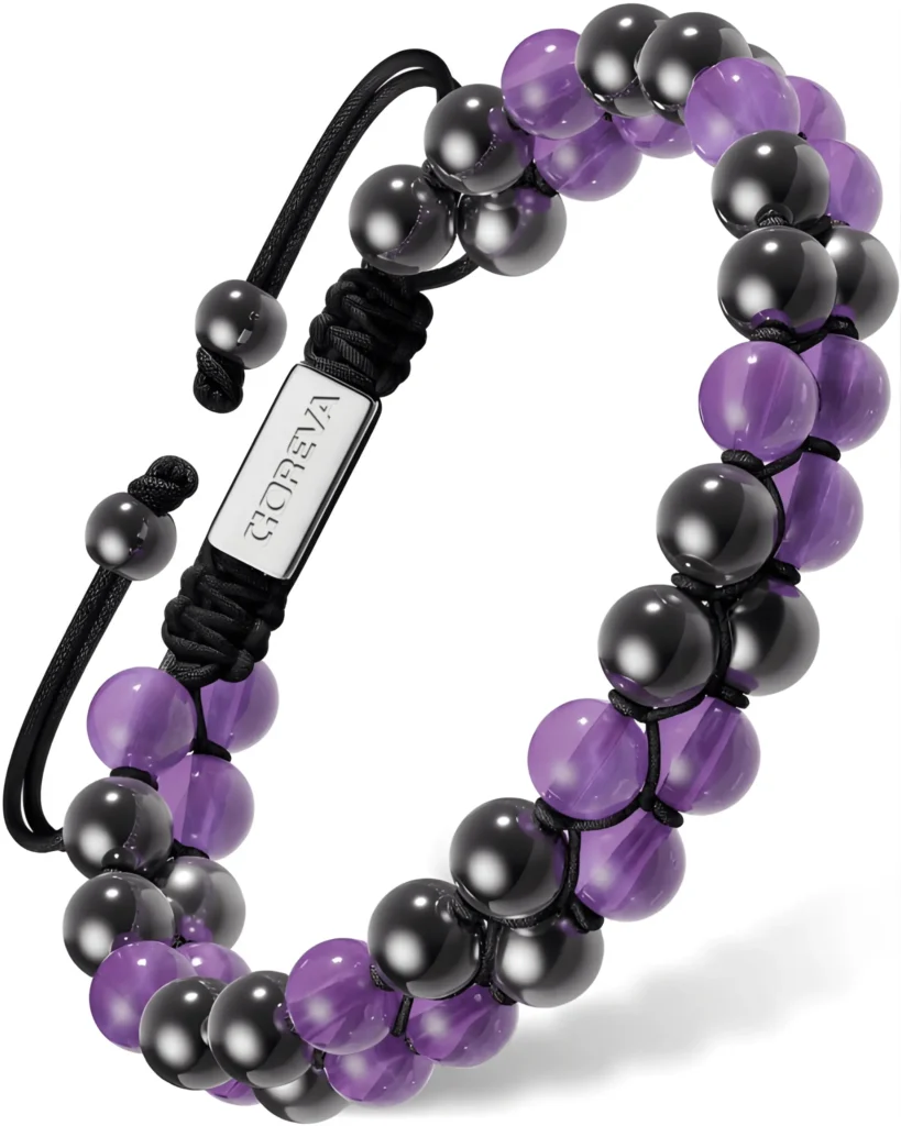 coreva-hematite-double-bracelet-chdb-06-purple