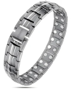 Magnetic Therapy Bracelet Gunmetal Gray Classic
