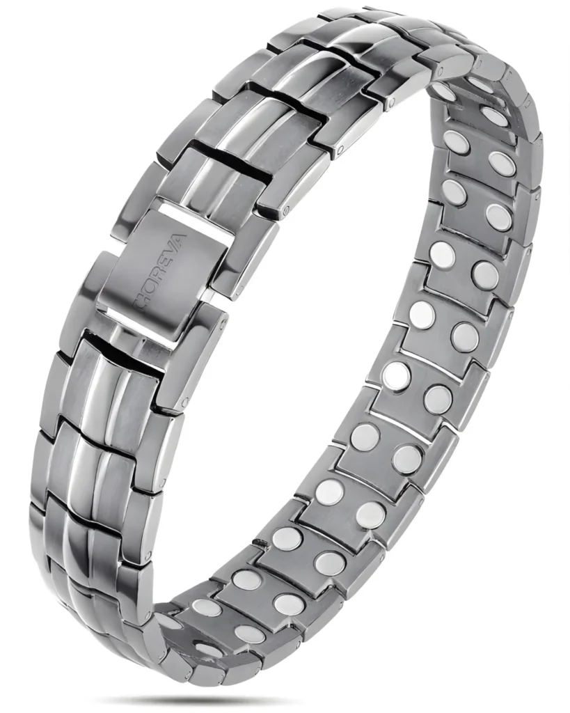 Magnetic Therapy Bracelet Gunmetal Gray Classic