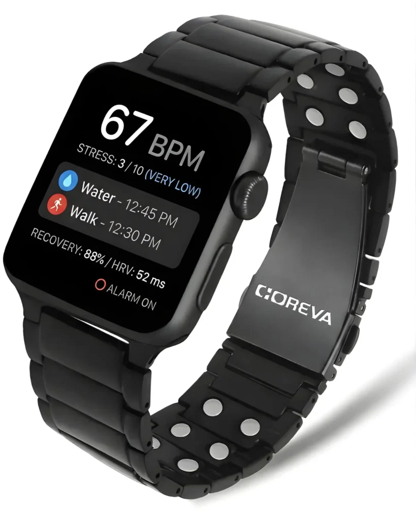 coreva-watchband-titanium-magnetic-therapy-apple-watch-band